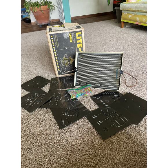 LITE-BRITE Vintage Hasbro 1978 - Picture 4 of 10